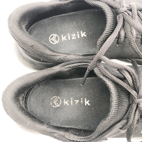 KIZIK Madrid Eco Knit Blackout Sneakers Black Hands Free Womens 8.5 Mens 7 - Picture 6 of 12